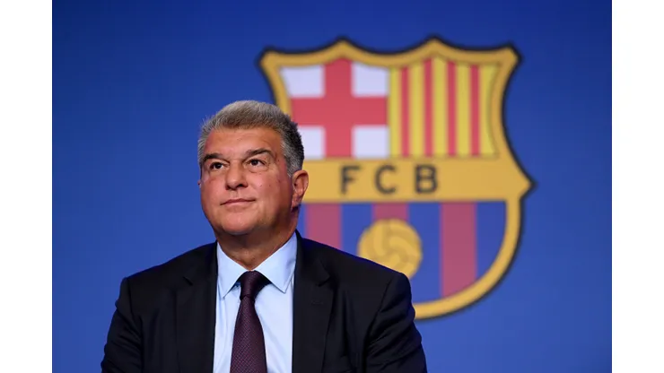 David Ramos/ Getty Images- Joan Laporta, presidente do Barcelona