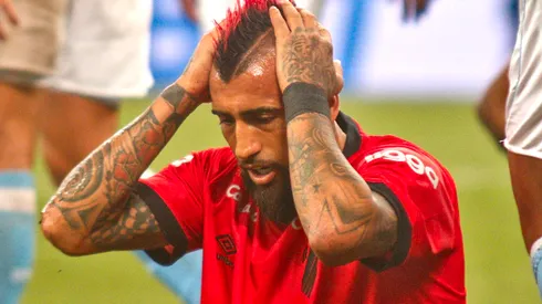Gabriel Machado/AGIF- Arturo Vidal, volante do Athletico-PR