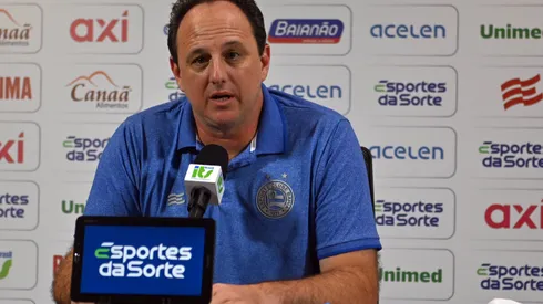 BA – SALVADOR – 11/09/2023 – APRESENTACAO ROGERIO CENI – Rogerio Ceni, tecnico do Bahia, durante entrevista coletiva de imprensa na Arena Fonte Nova. Foto: Walmir Cirne/AGIF
