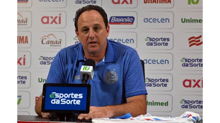 BA - SALVADOR - 11/09/2023 - APRESENTACAO ROGERIO CENI - Rogerio Ceni, tecnico do Bahia, durante entrevista coletiva de imprensa na Arena Fonte Nova. Foto: Walmir Cirne/AGIF
