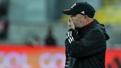 Thiago Ribeiro/AGIF- Jorge Sampaoli, técnico do Flamengo