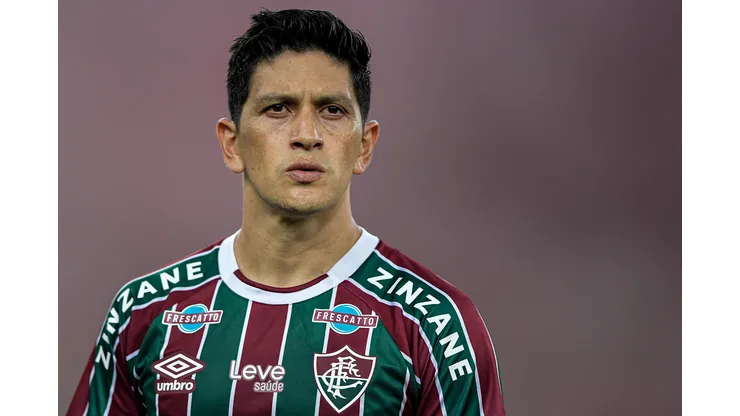 RJ - RIO DE JANEIRO - 01/06/2023 - COPA DO BRASIL 2023, FLAMENGO X FLUMINENSE - German Cano jogador do Fluminense durante partida contra o Flamengo no estadio Maracana pelo campeonato Copa do Brasil 2023. Foto: Thiago Ribeiro/AGIF