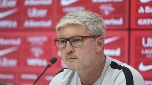 Foto Ricardo Duarte/Internacional – Odair Hellmann fala sobre passagem no Inter.