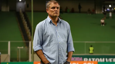 Gilson Lobo/AGIF- Diego Aguirre, técnico do Santos