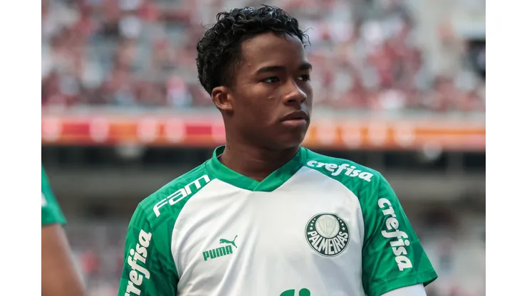 Robson Mafra/AGIF- Endrick, atacante do Pslmeiras