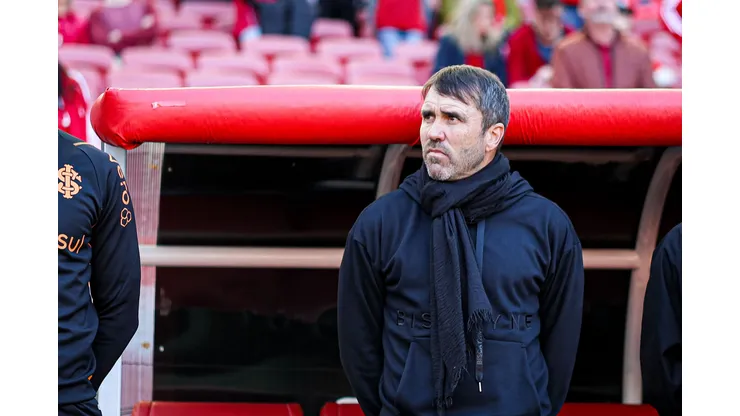 Maxi Franzoi/AGIF- Eduardo Coudet, técnico do Internacional