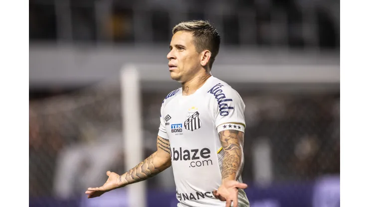 Abner Dourado/AGIF- Soteldo, atacante do Santos