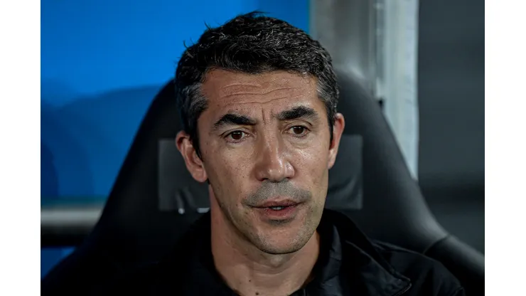 RJ - RIO DE JANEIRO - 23/08/2023 - COPA SUL-AMERICANA 2023, BOTAFOGO X DEFENSA Y JUSTICIA - Bruno Lage tecnico do Botafogo durante partida contra o Defensa y Justicia no estadio Engenhao pelo campeonato Copa Sul-Americana 2023. Foto: Thiago Ribeiro/AGIF