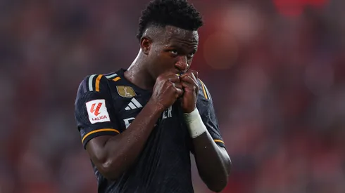 Fran Santiago/Getty Images- Vinícius Jr., atacante do Real Madrid