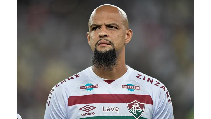 RJ - RIO DE JANEIRO - 12/04/2023 - COPA DO BRASIL 2023, FLUMINENSE X PAYSANDU - Felipe Melo jogador do Fluminense durante partida contra o Paysandu no estadio Maracana pelo campeonato Copa do Brasil 2023. Foto: Thiago Ribeiro/AGIF