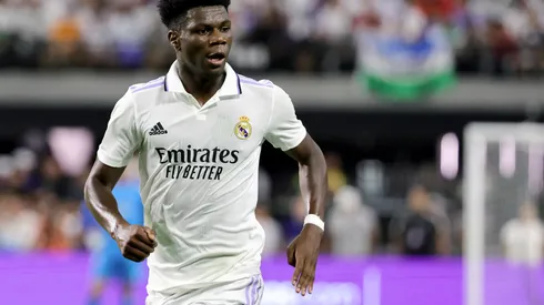 Ethan Miller/Getty Images- Tchouaméni, volante do Real Madrid