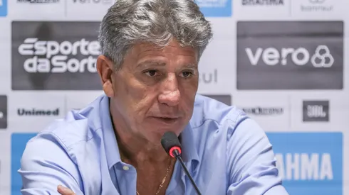 PR - CURITIBA - 27/05/2023 - BRASILEIRO A 2023, ATHLETICO-PR X GREMIO - Renato Portaluppi tecnico do Gremio durante entrevista coletiva apos a partida contra o Athletico-PR no estadio Arena da Baixada pelo campeonato BRASILEIRO A 2023. Foto: Robson Mafra/AGIF