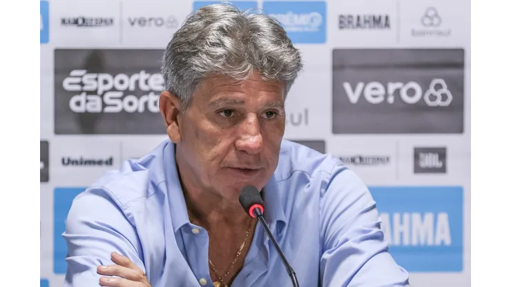 PR - CURITIBA - 27/05/2023 - BRASILEIRO A 2023, ATHLETICO-PR X GREMIO - Renato Portaluppi tecnico do Gremio durante entrevista coletiva apos a partida contra o Athletico-PR no estadio Arena da Baixada pelo campeonato BRASILEIRO A 2023. Foto: Robson Mafra/AGIF