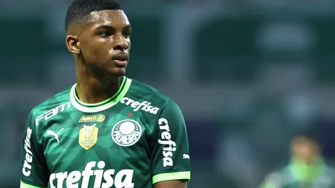 SP – SAO PAULO – 22/07/2023 – BRASILEIRO A 2023, PALMEIRAS X FORTALEZA – Luis Guilherme jogador do Palmeiras durante partida contra o Fortaleza no estadio Arena Allianz Parque pelo campeonato Brasileiro A 2023. Foto: Marcello Zambrana/AGIF