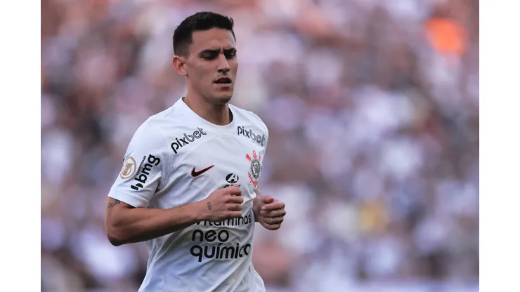 SP - SAO PAULO - 03/09/2023 - BRASILEIRO A 2023, CORINTHIANS X PALMEIRAS - Rojas jogador do Corinthians durante partida contra o Palmeiras no estadio Arena Corinthians pelo campeonato Brasileiro A 2023. Foto: Ettore Chiereguini/AGIF