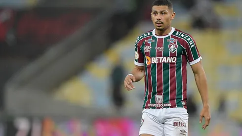 RJ - RIO DE JANEIRO - 29/07/2023 - BRASILEIRO A 2023, FLUMINENSE X SANTOS - Andre jogador do Fluminense durante partida contra o Santos no estadio Maracana pelo campeonato Brasileiro A 2023. Foto: Thiago Ribeiro/AGIF
