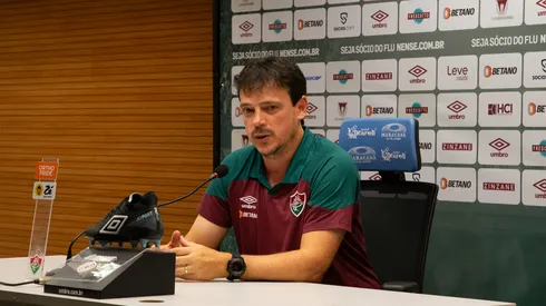 FOTO DE MARCELO GONÇALVES / FLUMINENSE FC – Diniz fala sobre arbitragem.