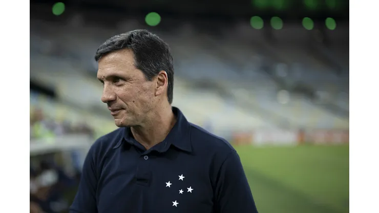 RJ - RIO DE JANEIRO - 20/09/2023 - BRASILEIRO A 2023, FLUMINENSE X CRUZEIRO - Ze Ricardo tecnico do Cruzeiro durante partida contra o Fluminense no estadio Maracana pelo campeonato Brasileiro A 2023. Foto: Jorge Rodrigues/AGIF