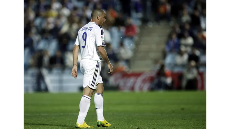 Photo by Denis Doyle/Getty Images- Ronaldo Fenômeno em sua passagem pelo Real Madrid