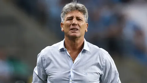 RS – Porto Alegre – 05/03/2023 – GAUCHO 2023, GREMIO X INTERNACIONAL – Renato Portaluppi tecnico do Gremio durante partida contra o Internacional no estadio Arena do Gremio pelo campeonato Gaucho 2023. Foto: Pedro H. Tesch/AGIF