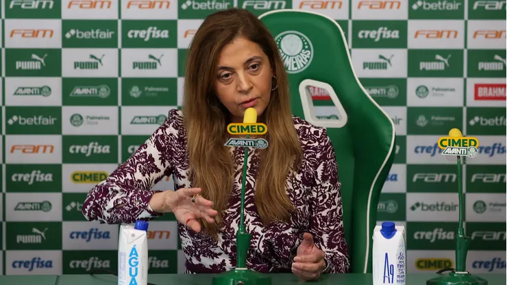 Foto: Cesar Greco/Palmeiras/by Canon - Leila comenta situação de Abel no Palmeiras