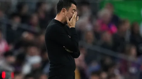 Alex Caparros/Getty Images- Xavi Hernández, técnico do Barcelona