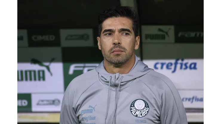 SP - SAO PAULO - 15/09/2023 - BRASILEIRO A 2023, PALMEIRAS X GOIAS - Abel Ferreira tecnico do Palmeiras durante partida contra o Goias no estadio Arena Allianz Parque pelo campeonato Brasileiro A 2023. Foto: Marcello Zambrana/AGIF