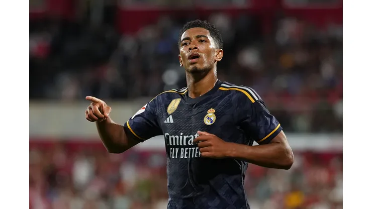 Alex Caparros/Getty Images- Jude Bellingham, volante do Real Madrid