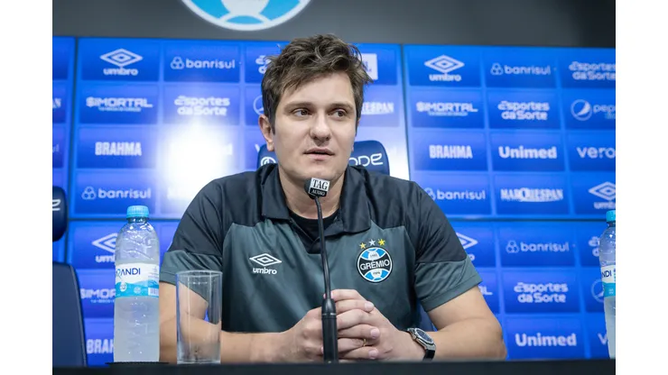 FOTO: LUCAS UEBEL/GREMIO FBPA - Brum fala sobre situação de Luan.