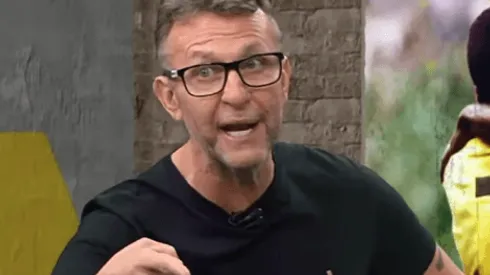 Neto durante apresentação do programa 'Os Donos da Bola"