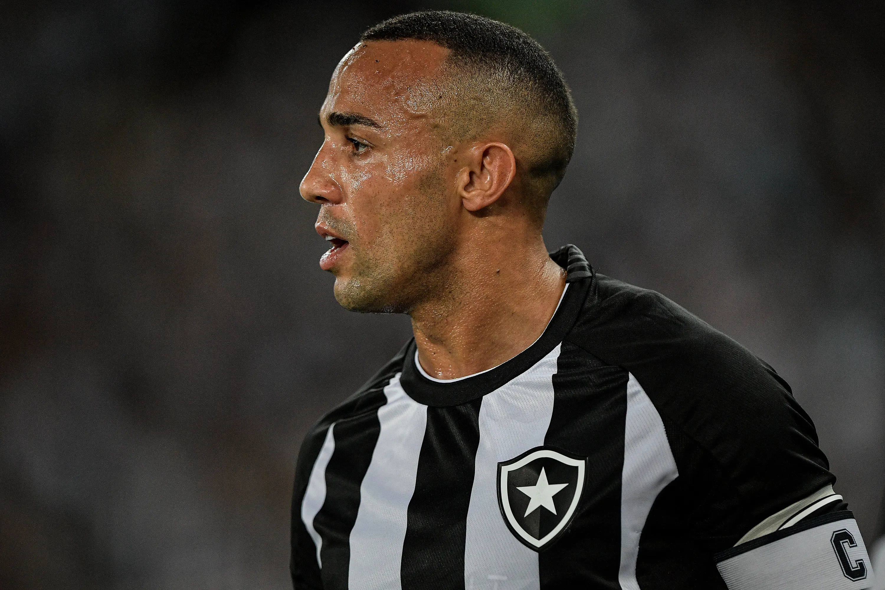 Marcal durante partida contra o LDU no estadio Engenhao pelo campeonato Copa Sul-Americana 2023. Foto: Thiago Ribeiro/AGIF