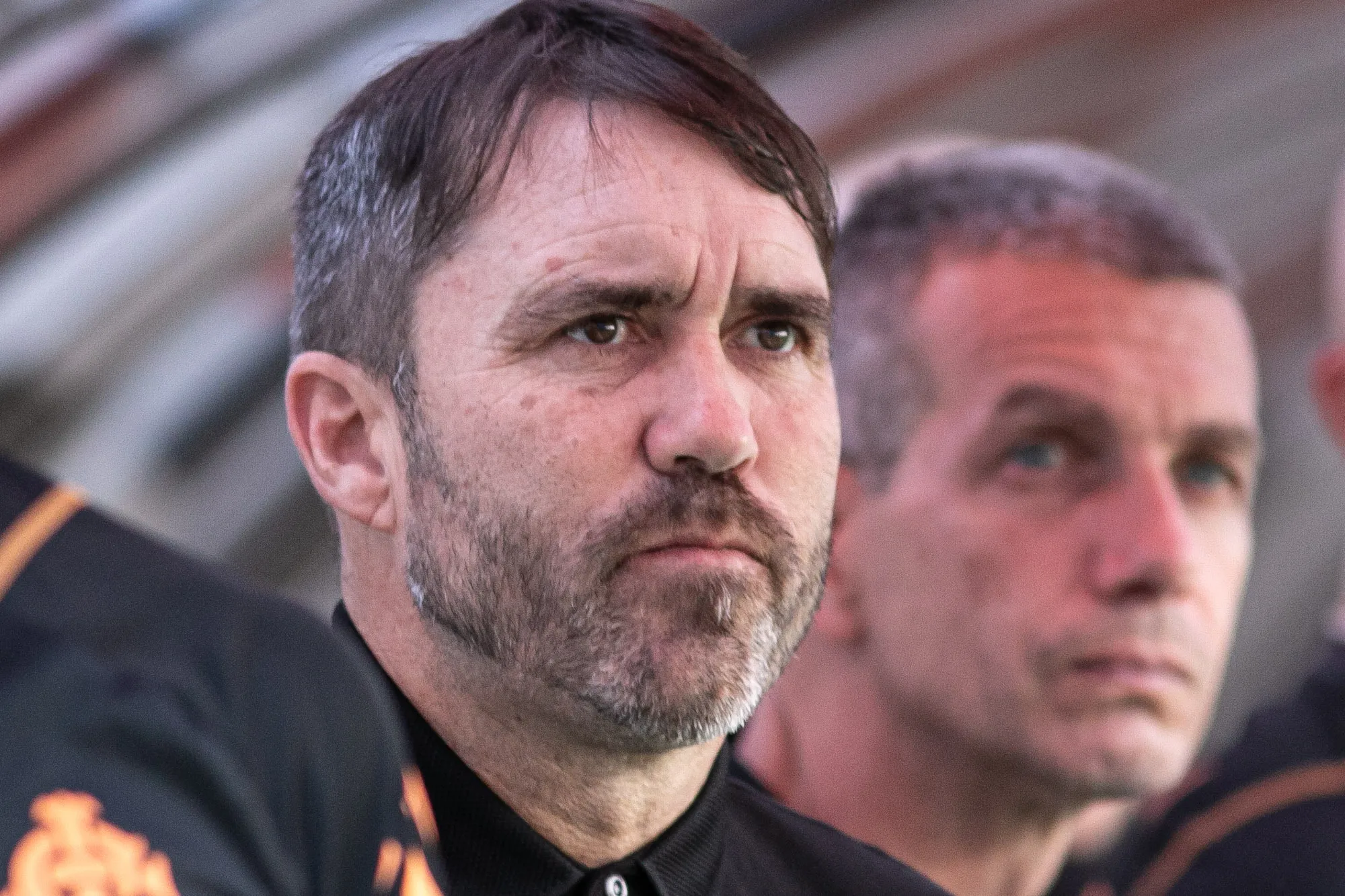 Eduardo Coudet durante partida contra o Cruzeiro no estadio Mineirao pelo campeonato Brasileiro A 2023. Foto: Fernando Moreno/AGIF