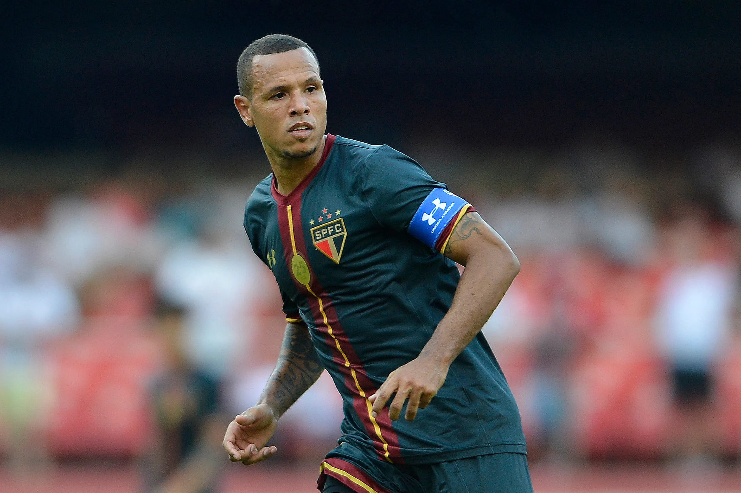 Luis Fabiano em sua passagem pelo São Paulo. Foto: Mauro Horita/AGIF