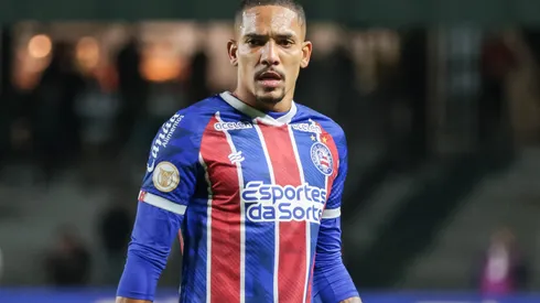 Gilberto, lateral do Bahia. Foto: Robson Mafra/AGIF