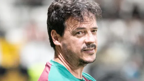 Fernando Diniz tecnico do Fluminense durante partida contra o Atletico-MG no estadio Arena MRV pelo campeonato Brasileiro A 2023. Foto: Fernando Moreno/AGIF