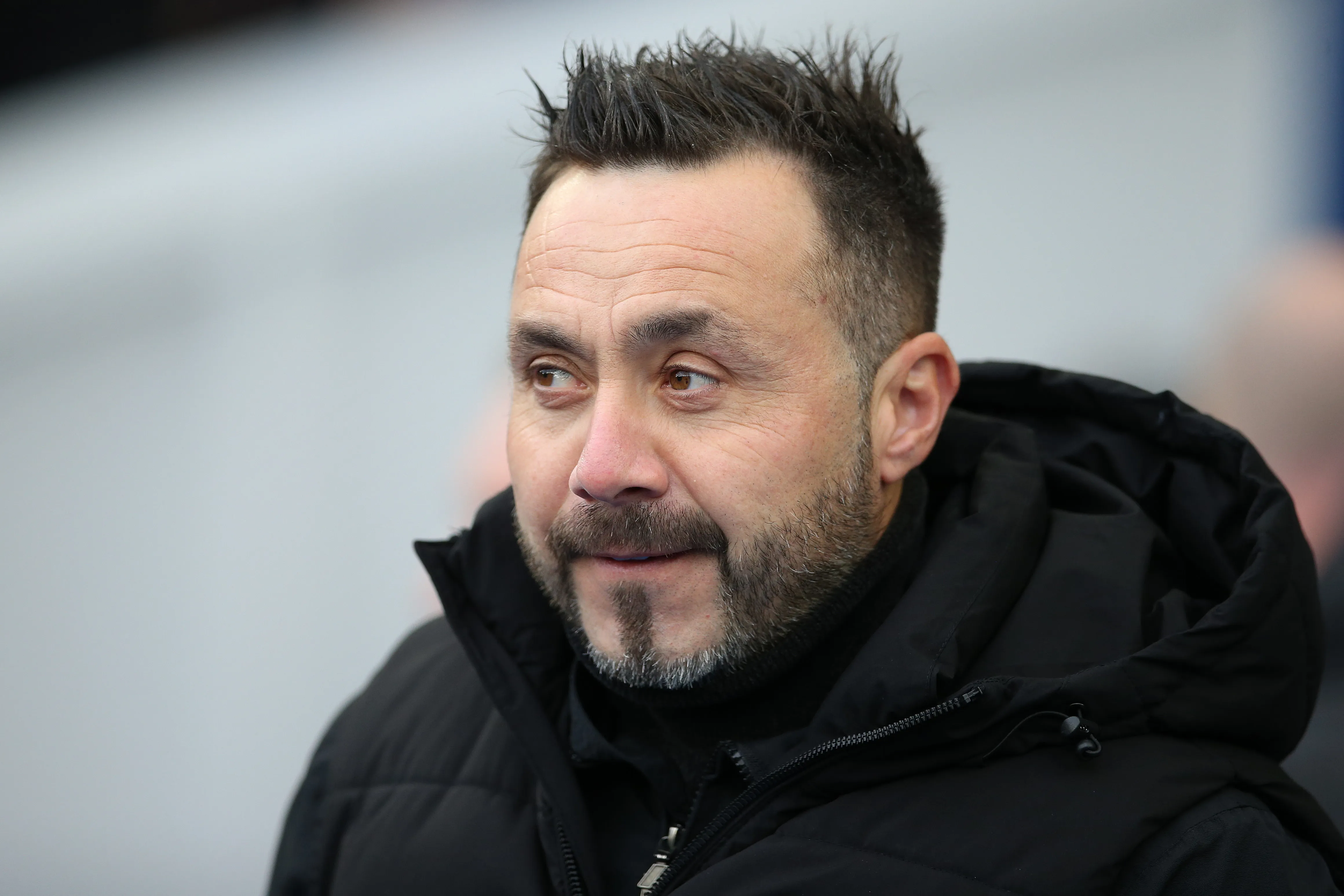 Roberto De Zerbi, técnico do Brighton. Foto: Steve Bardens/Getty Images