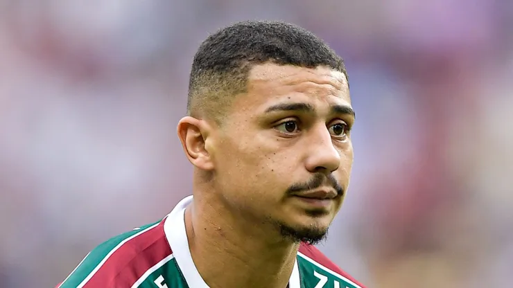 André durante partida contra o Santos. Foto: Thiago Ribeiro/AGIF