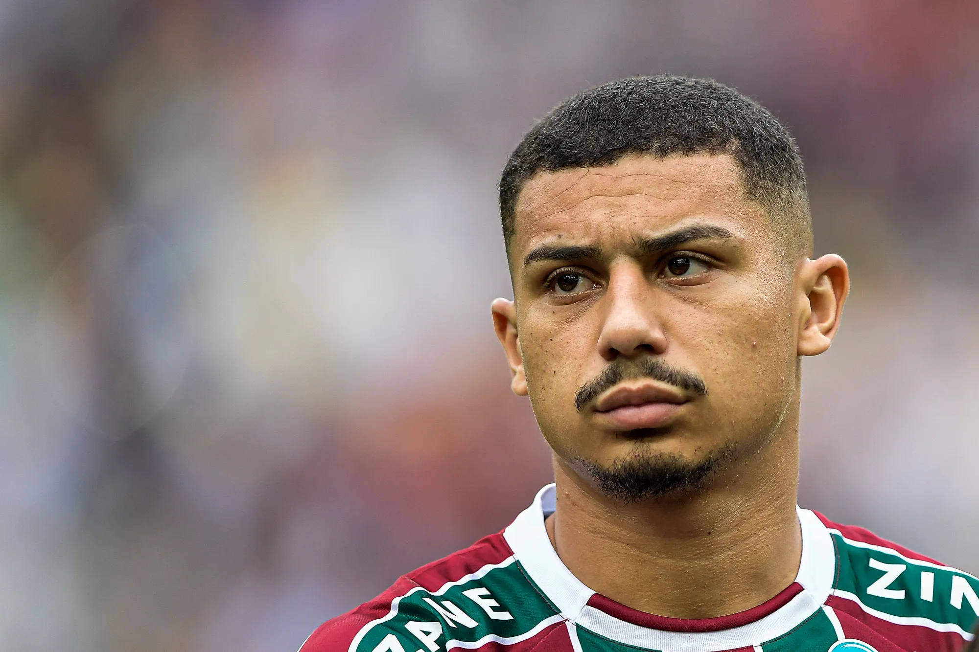 Andre durante partida contra o Santos. Foto: Thiago Ribeiro/AGIF