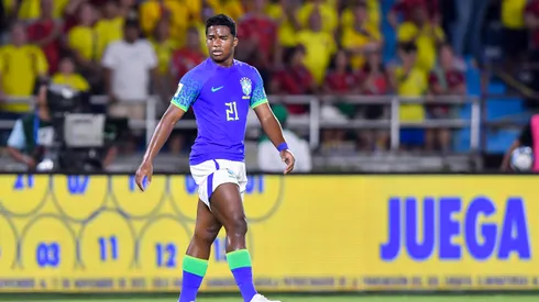 Endrick, atacante do Palmeiras e da Seleção Brasileira. Foto: Gabriel Aponte/Getty Images)