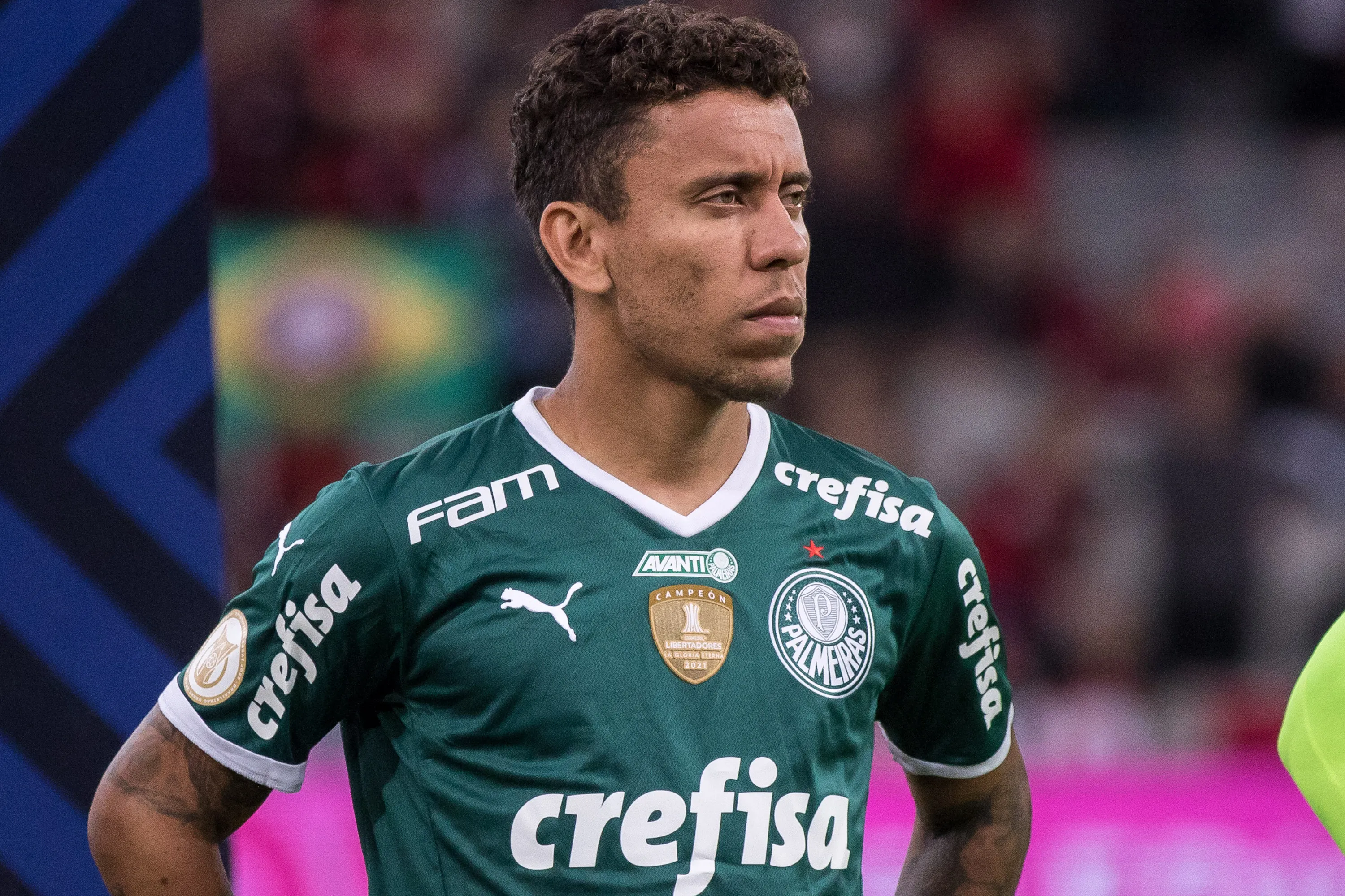 Marcos Rocha contra o Athletico-PR no estadio Arena da Baixada pelo campeonato Brasileiro A 2022. Foto: Robson Mafra/AGIF