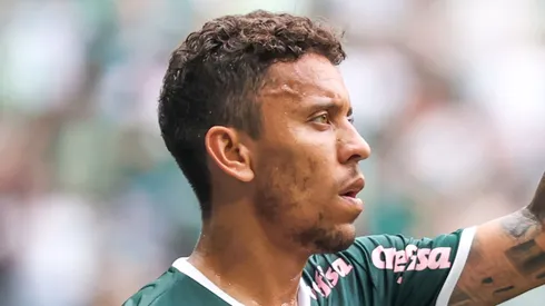Marcos Rocha jogador do Palmeiras durante partida contra o São Paulo no estádio Arena Allianz Parque pelo campeonato Brasileiro A 2022. Foto: Marcello Zambrana/AGIF