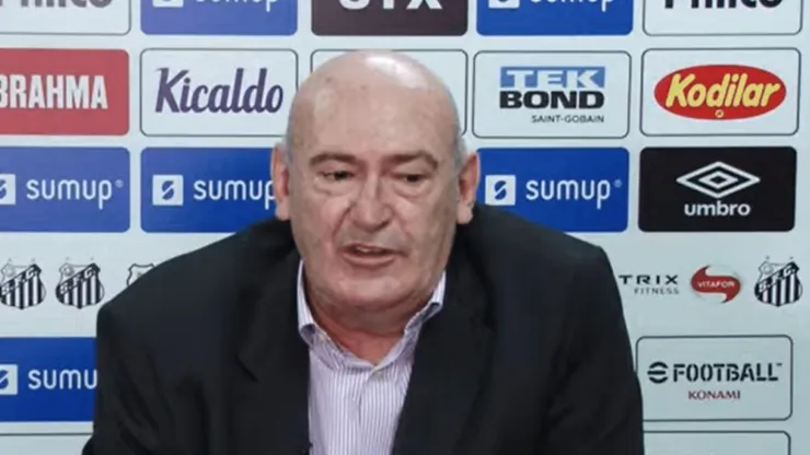 Andrés Rueda presidente do Santos - Reprodução/Santos FC