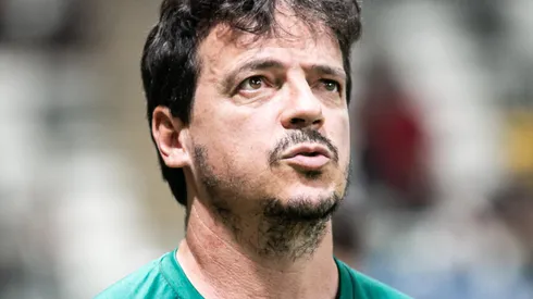 Fernando Diniz tecnico do Fluminense durante partida contra o Atletico-MG no estadio Arena MRV pelo campeonato Brasileiro A 2023. Foto: Fernando Moreno/AGIF