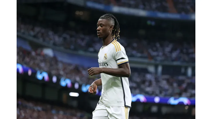 Eduardo Camavinga, meia do Real Madrid. Foto: Gonzalo Arroyo Moreno/Getty Images