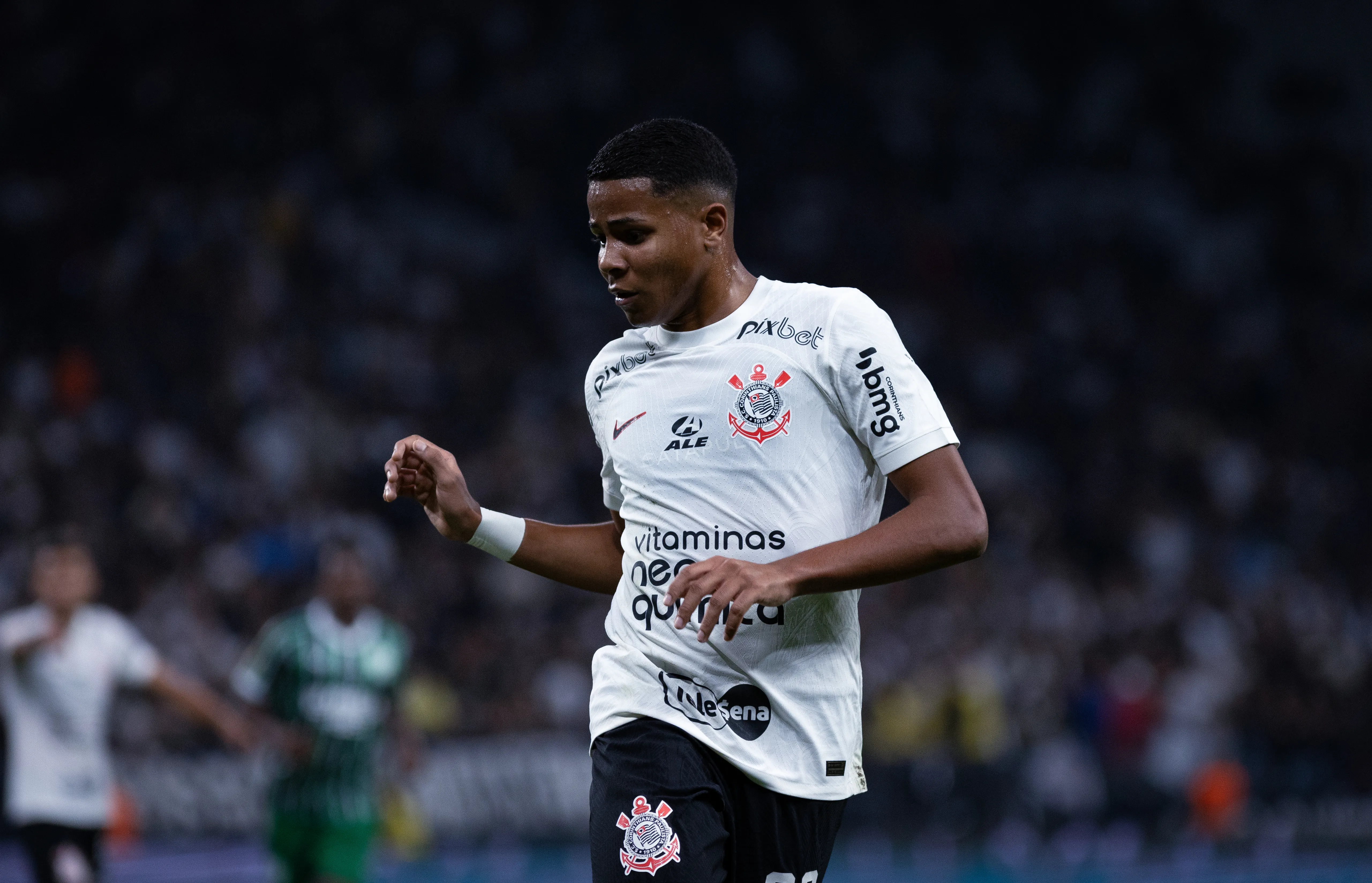 Wesley, atacante do Corinthians. Foto: Fabio Giannelli/AGIF
