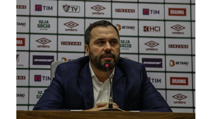 FOTO: MARCELO GONÇALVES / FLUMINENSE F.C. - Mário Bittencourt fala sobre Ganso e Arrascaeta.