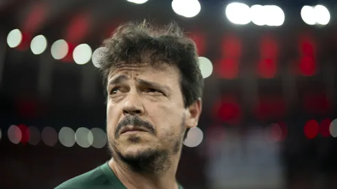 Fernando Diniz tecnico do Fluminense durante partida contra o Flamengo no estadio Maracana pelo campeonato Brasileiro A 2023. Foto: Jorge Rodrigues/AGIF