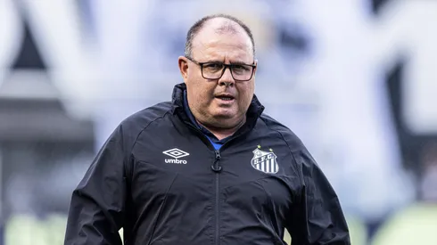 Marcelo Fernandes tecnico do Santos durante partida contra o Vasco no estadio Vila Belmiro pelo campeonato Brasileiro A 2023. Foto: Abner Dourado/AGIF