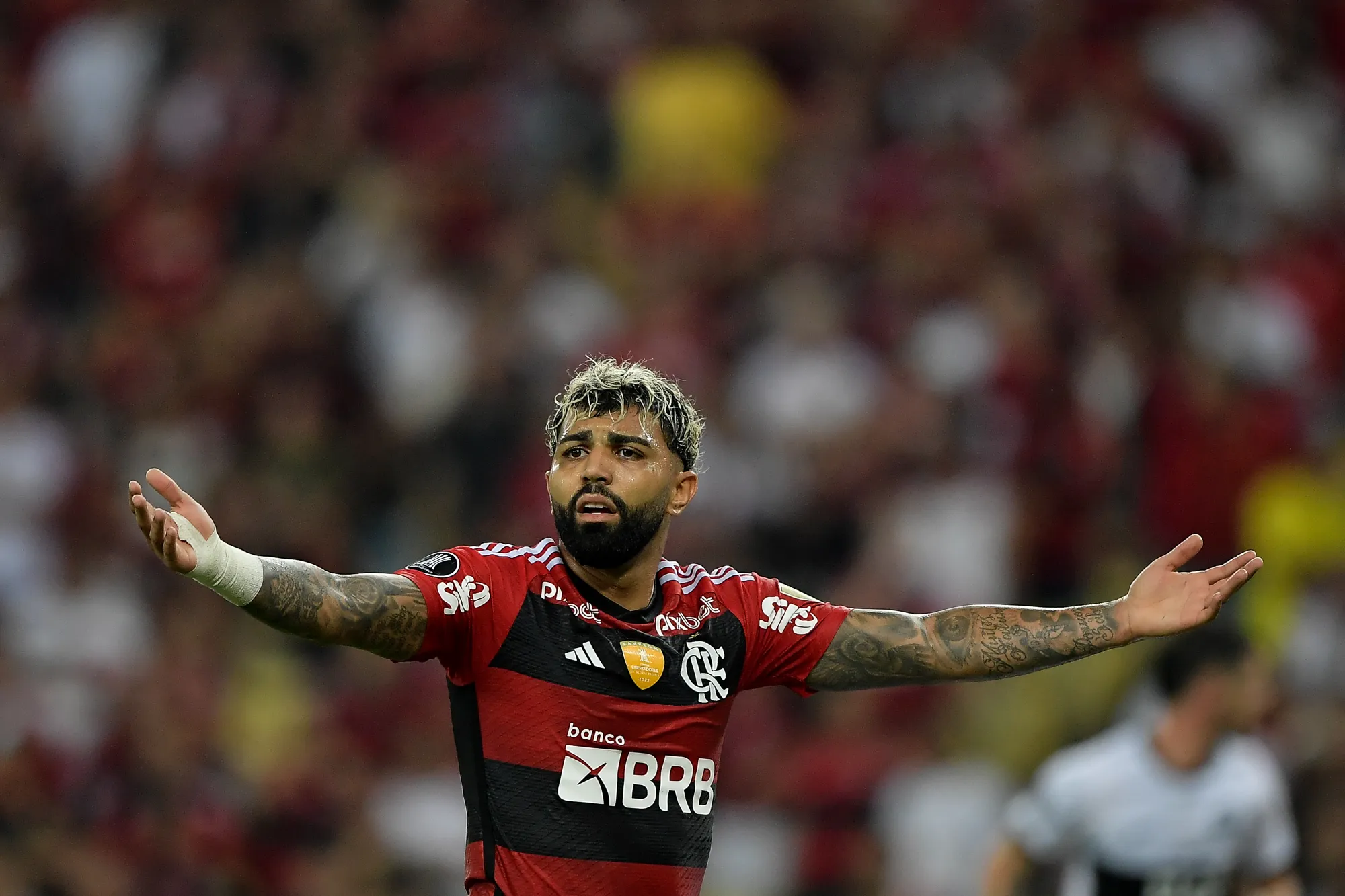 Gabriel está sendo bastante cobrado pelos torcedores. Foto: Thiago Ribeiro/AGIF