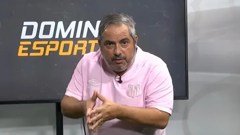 Ricardinho Martins crava venda de titular absoluto do Santos. Foto: Reprodução/ Santa Cecília TV/Domingo Esportivo
